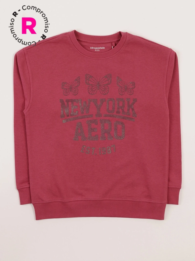 POLERÓN NIÑA AEROPOSTALE NEW YORK 1987