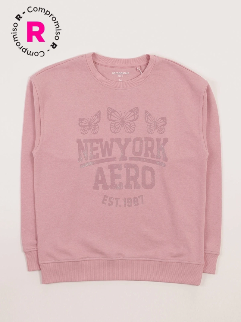 POLERÓN NIÑA AEROPOSTALE NEW YORK 1987 - 1