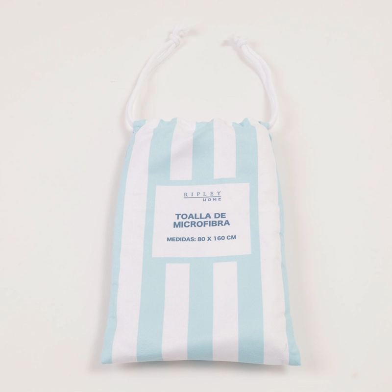 BOLSO TOALLA RIPLEY HOME MICRO FIBRA AQUA - 4