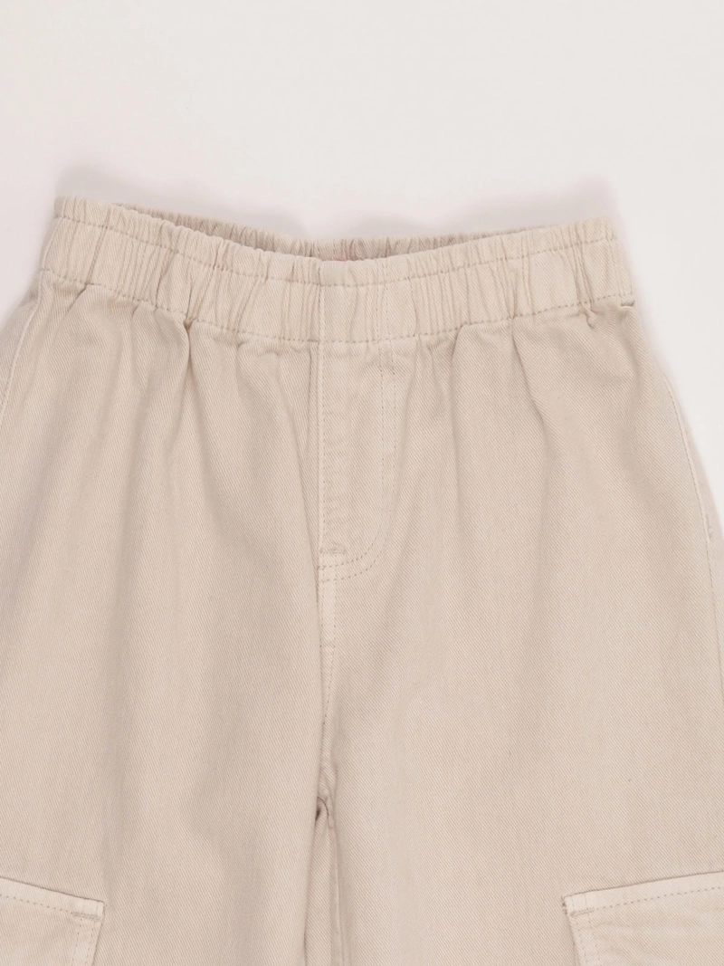 PANTALÓN NIÑA HARVEST ALGODÓN CARGO PULL - 3