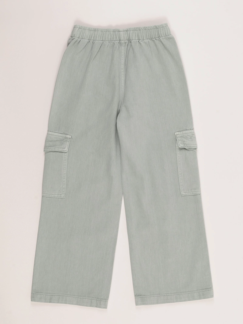 PANTALÓN NIÑA HARVEST ALGODÓN CARGO PULL - 2