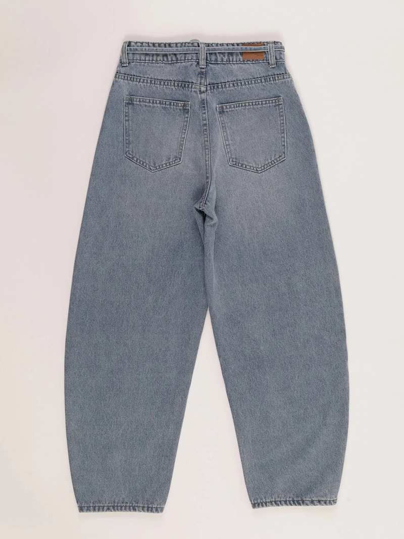 JEANS NIÑA INDEX ALGODÓN BARREL LAZO - 2
