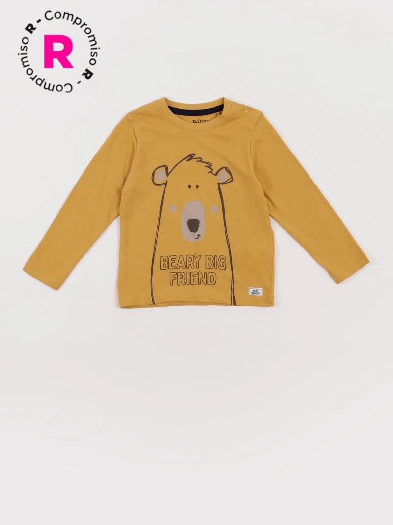 POLERA MANGA LARGA ALGODÓN NIÑO BABY HARVEST ESTAMPADA - 1