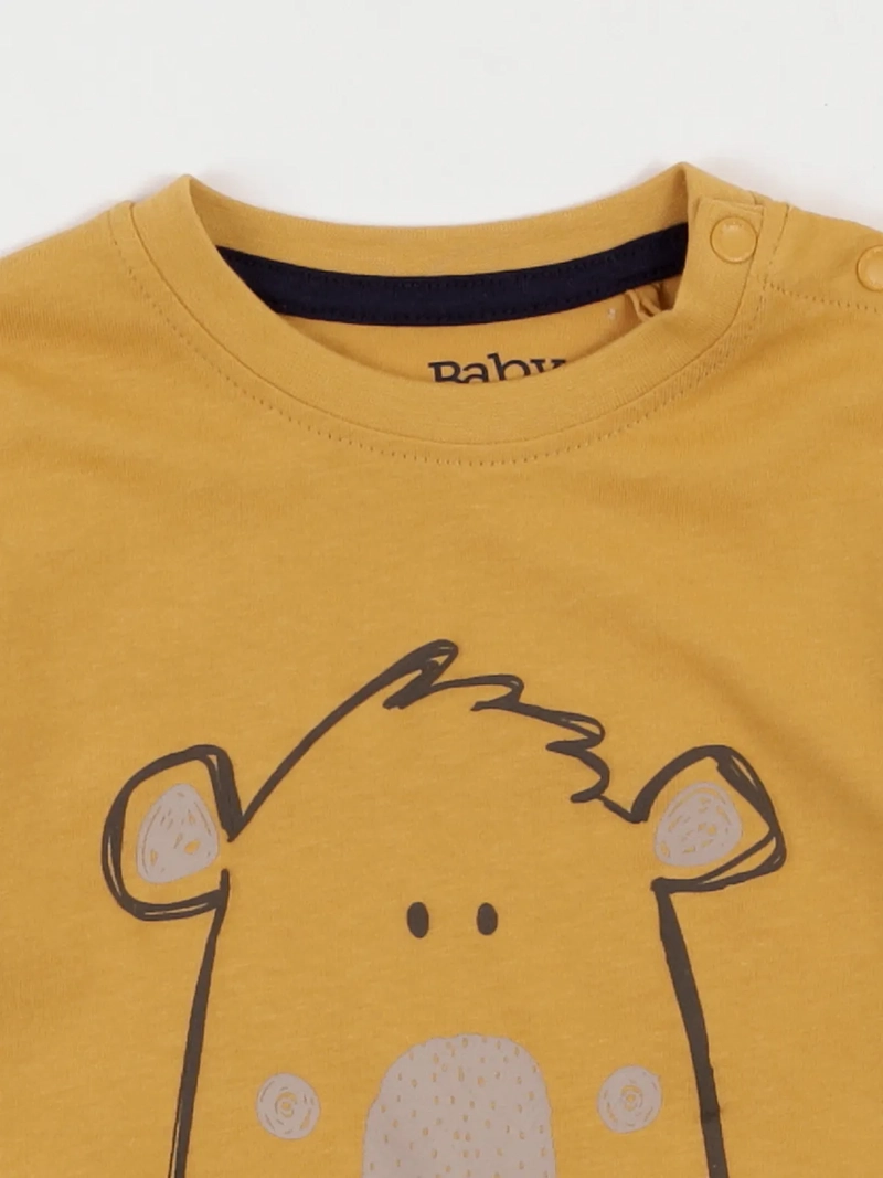 POLERA MANGA LARGA ALGODÓN NIÑO BABY HARVEST ESTAMPADA - 3