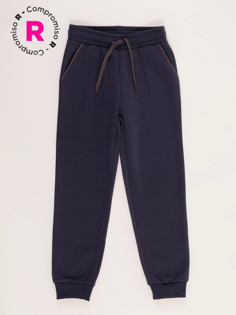 PANTALÓN DE BUZO NIÑA HARVEST LISO - 1