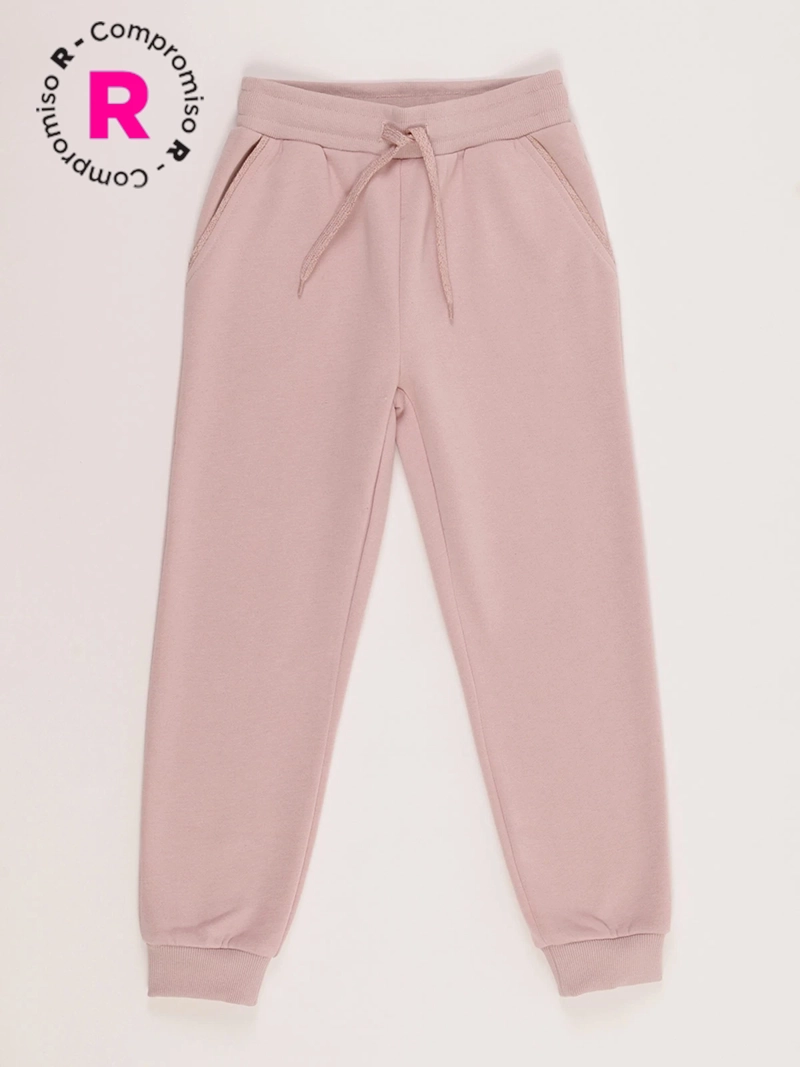 PANTALÓN DE BUZO NIÑA HARVEST LISO