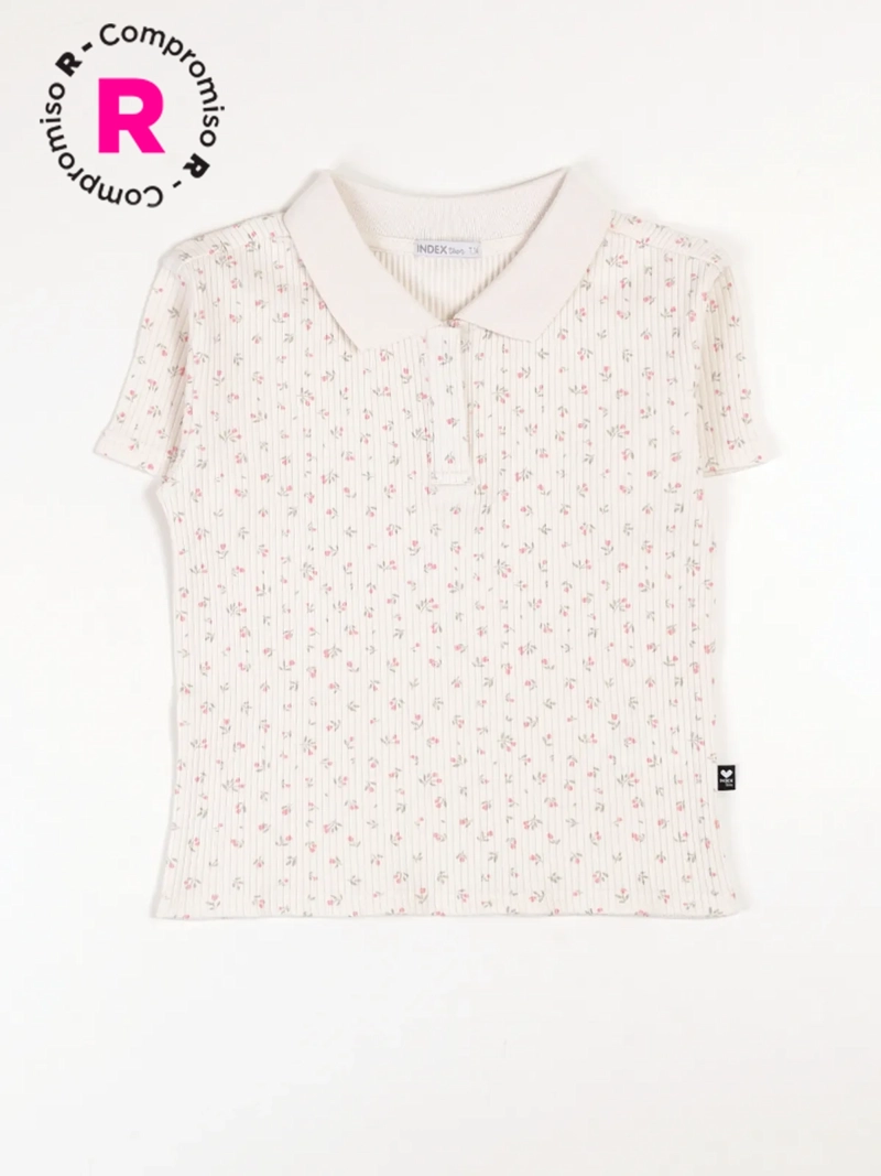 INDEX TEEN POLERA MANGA CORTA NIÑA M6T CUELLO
