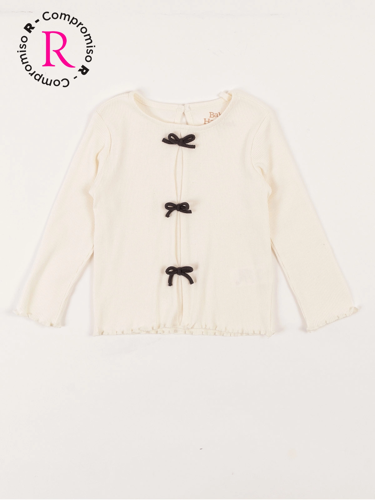 POLERA MANGA LARGA NIÑO BABY HARVEST BOW - 1