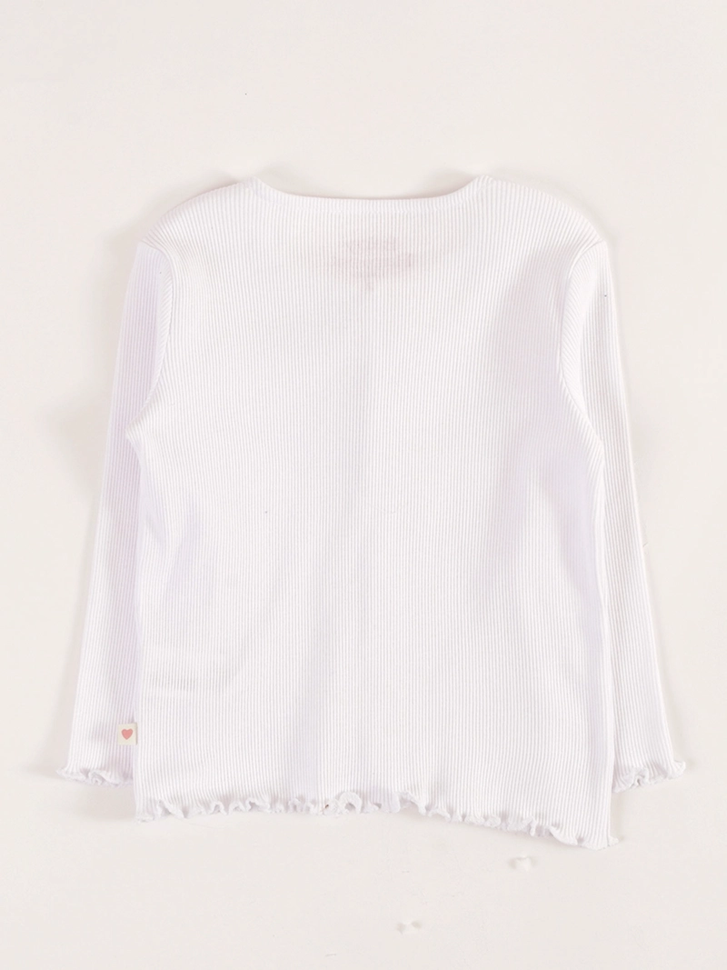 POLERA MANGA LARGA ALGODÓN NIÑA BABY HARVEST RIB - 2