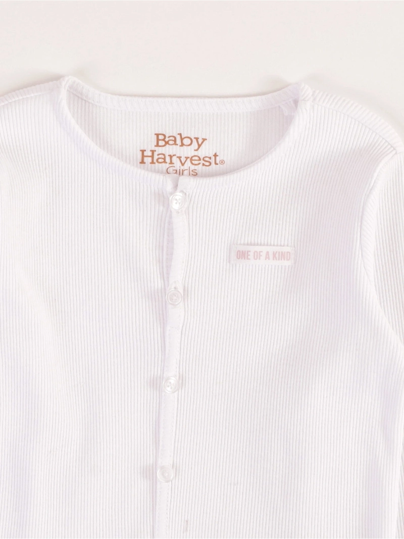 POLERA MANGA LARGA ALGODÓN NIÑA BABY HARVEST RIB - 3