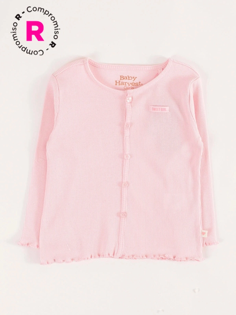 POLERA MANGA LARGA ALGODÓN NIÑA BABY HARVEST RIB - 3