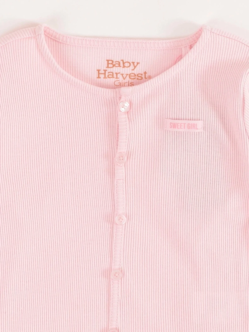 POLERA MANGA LARGA ALGODÓN NIÑA BABY HARVEST RIB - 5