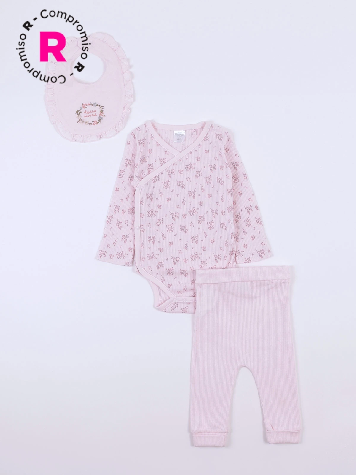 CONJUNTO NIÑA BABY HARVEST ALGODÓN KIMONO - 1