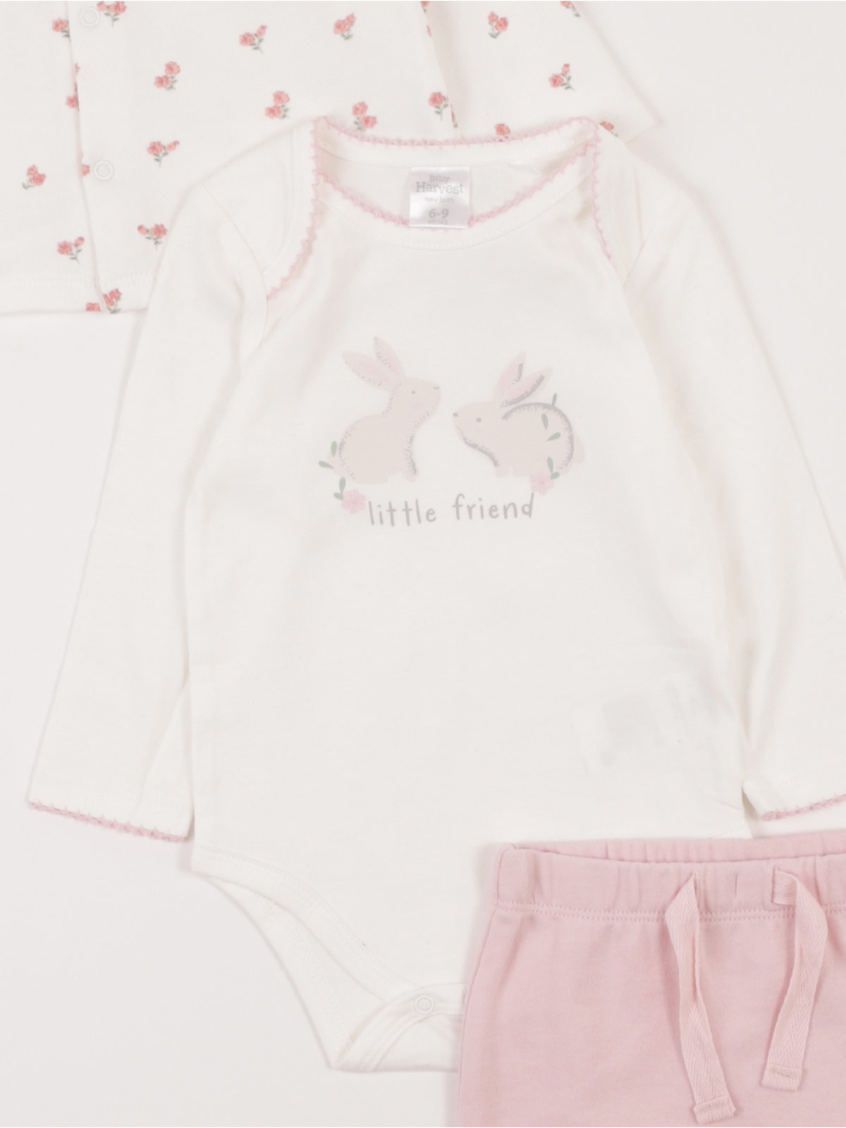 CONJUNTO NIÑA BABY HARVEST ALGODÓN SET RECIÉN NACIDO - 3