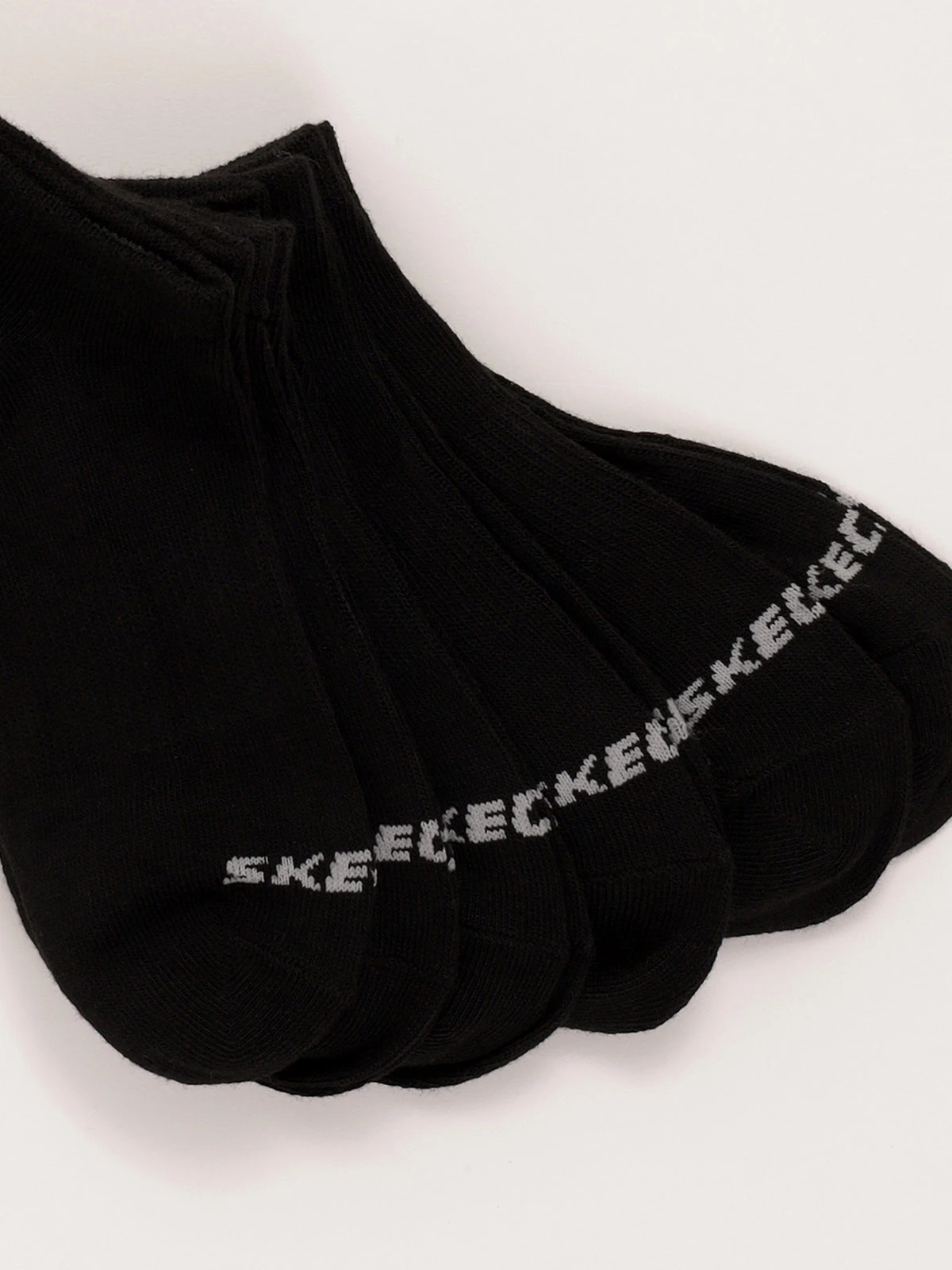 PACK 6 CALCETINES DEPORTIVOS UNISEX SKECHERS NON TERRY LOW CUT NEGRO - 4