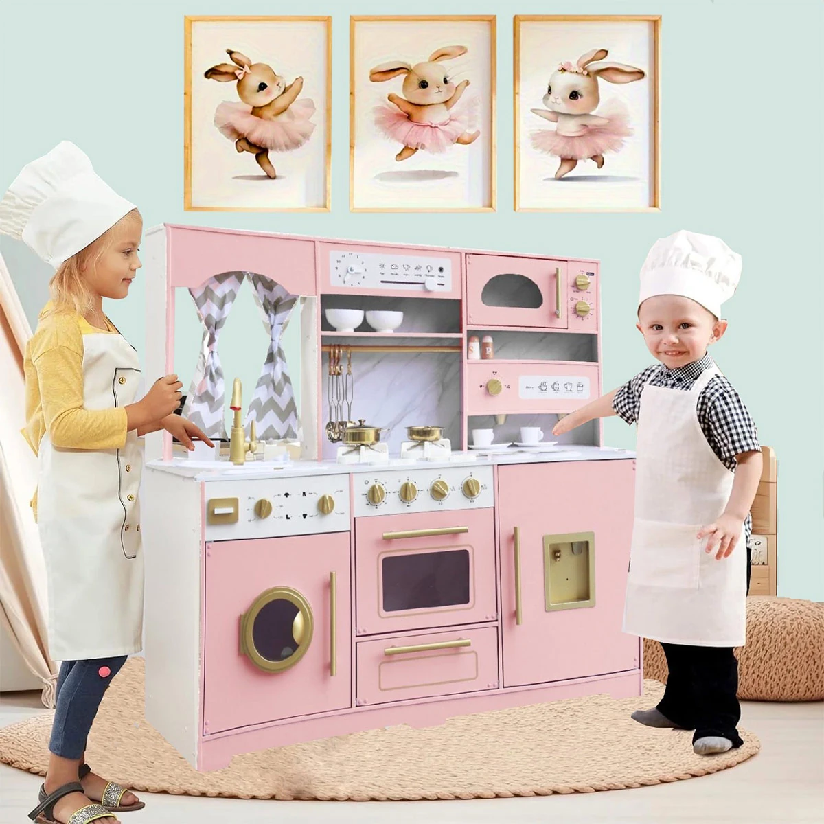 COCINA KIDSCOOL KITCHENETTE ROSADA - 2