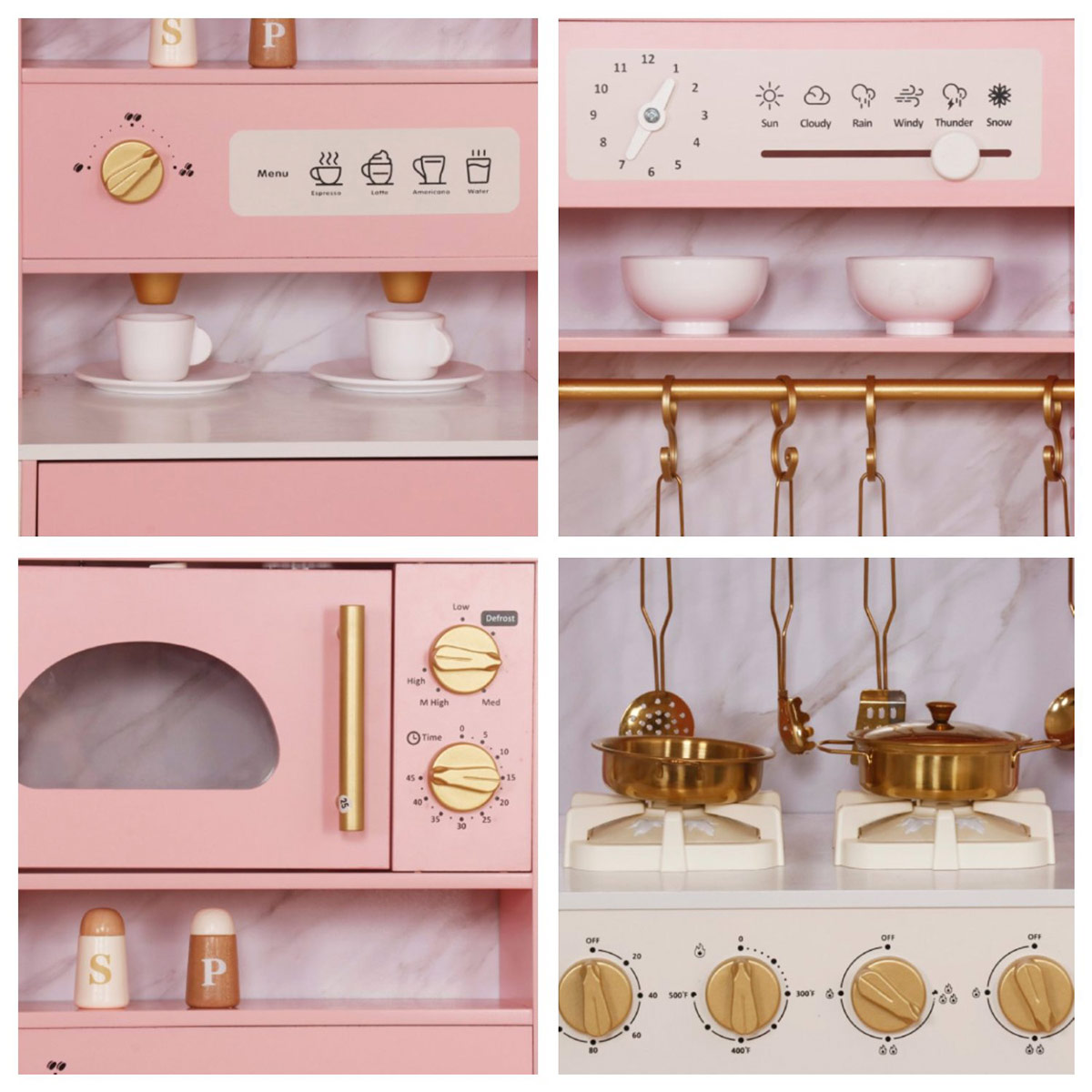 COCINA KIDSCOOL KITCHENETTE ROSADA - 3