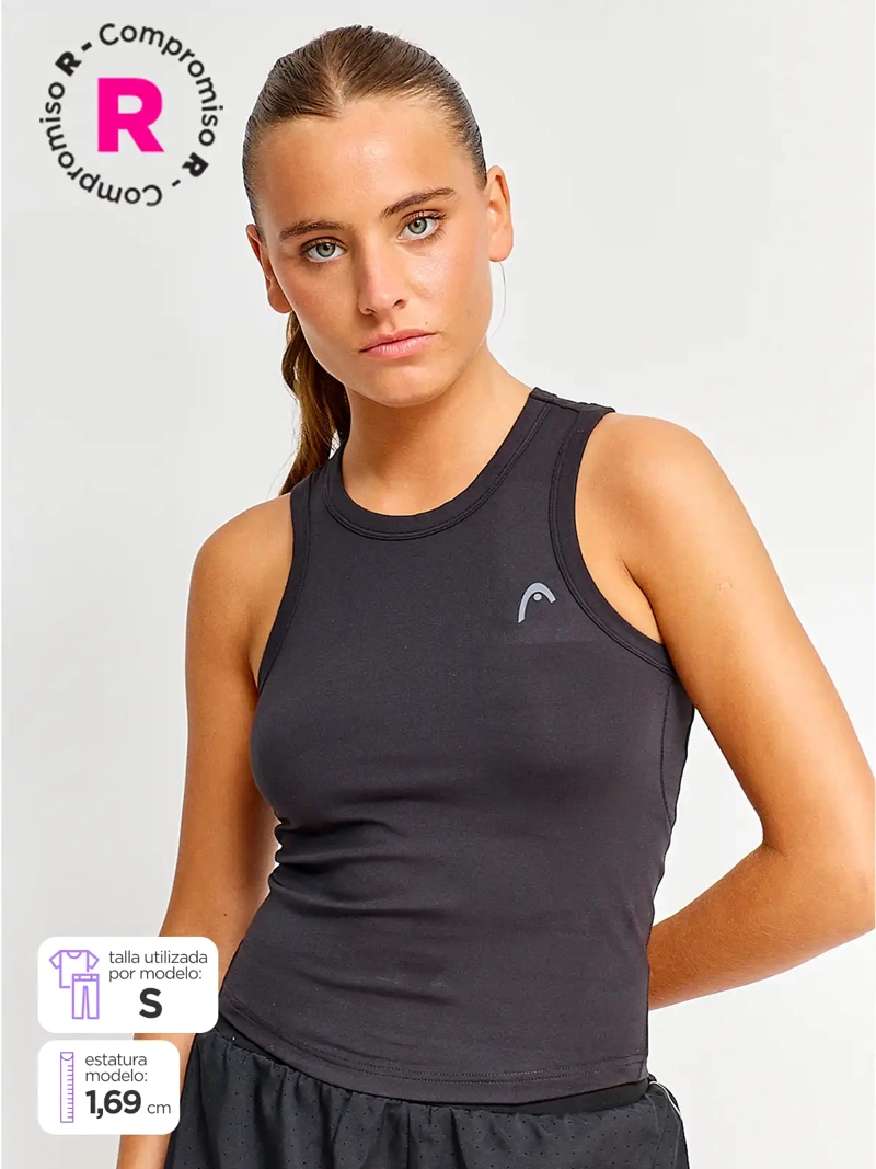 POLERA SIN MANGAS HALTER MUJER HEAD BETO