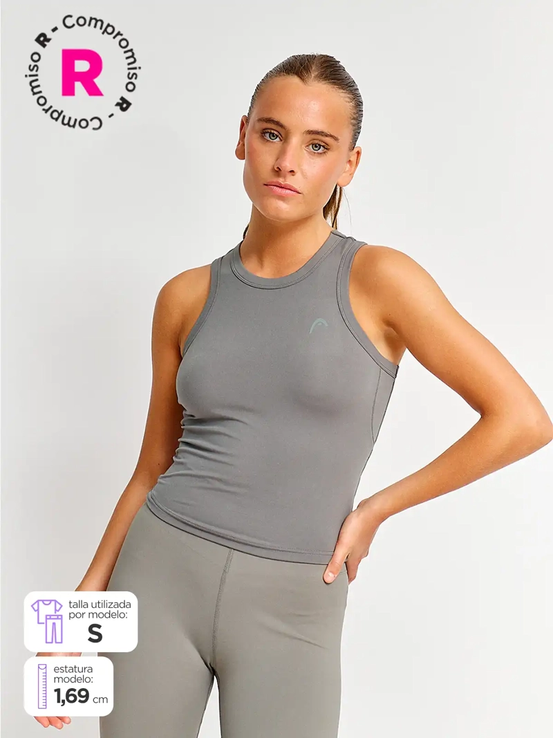 POLERA SIN MANGAS HALTER MUJER HEAD BETO - 1