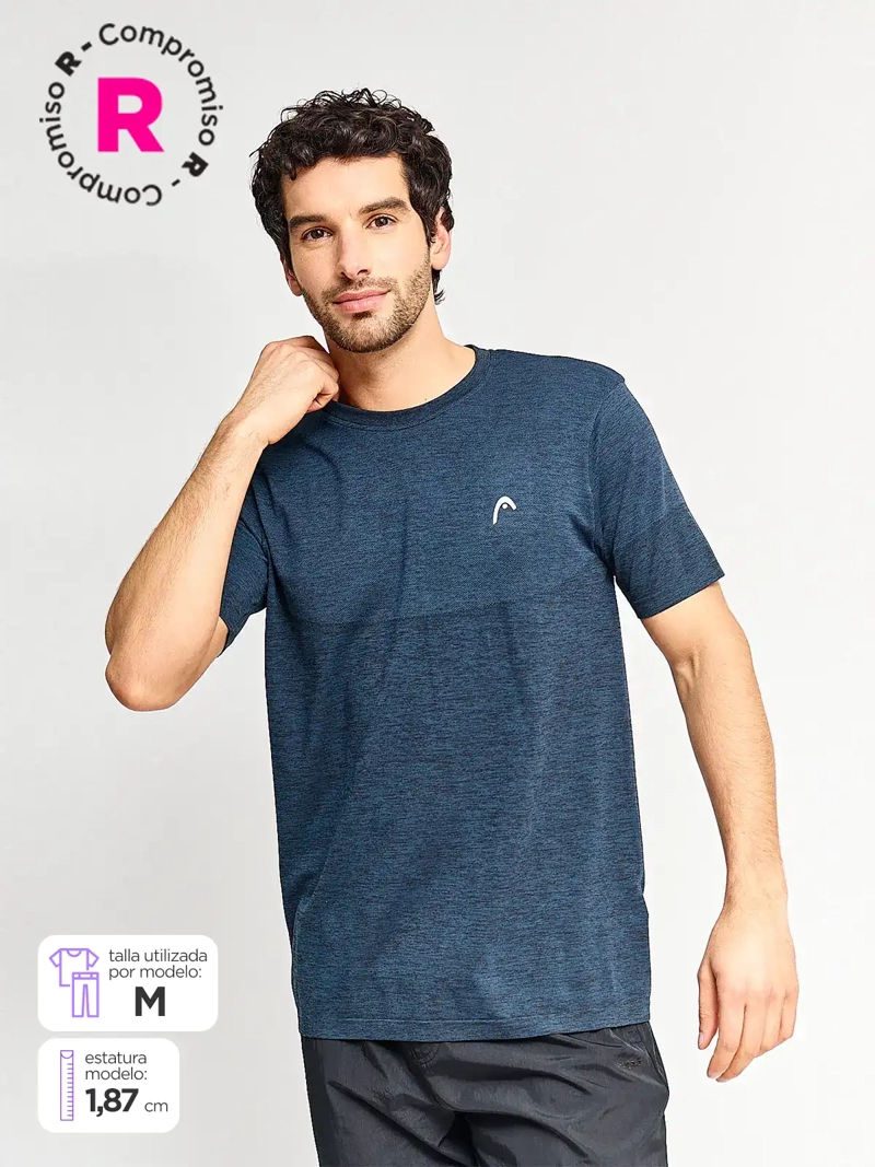 POLERA MANGA CORTA HOMBRE HEAD BLESSY HEAD HOM FW26 - 1