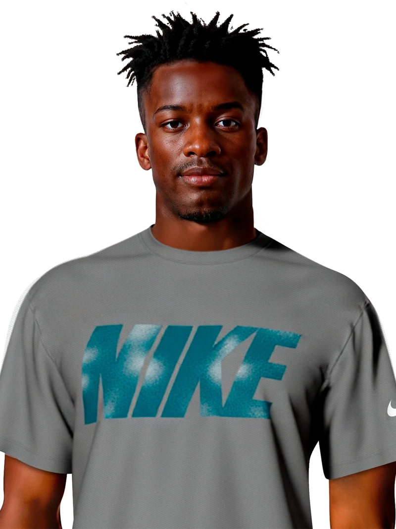 POLERA MANGA CORTA HOMBRE NIKE LOGO EN PECHO - 5