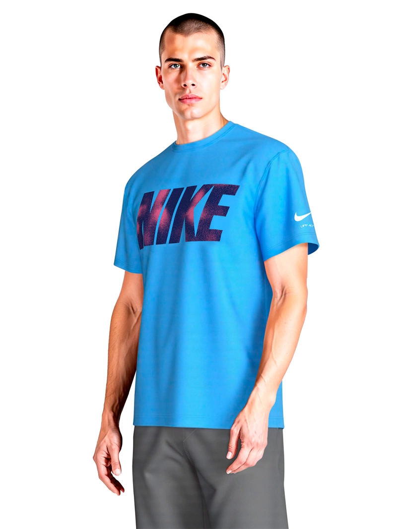 POLERA MANGA CORTA HOMBRE NIKE LOGO EN PECHO - 1
