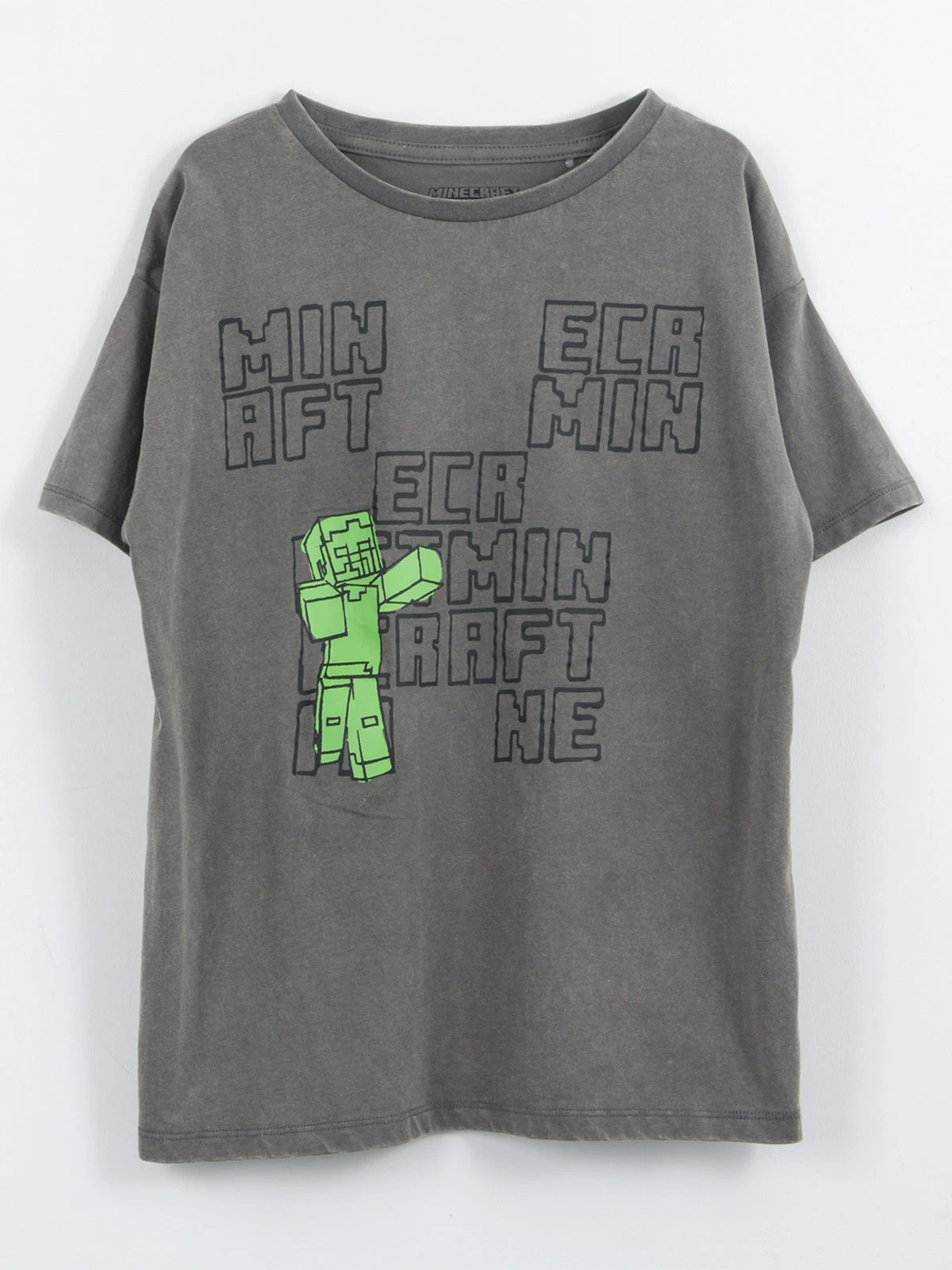 MINECRAFT POLERA NIÑO MINECRAFT ALGODÓN MANGA LARGA