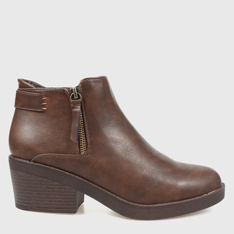 BOTINES MUJER BRIGITTE NAUX BEIGE ELILI - 1
