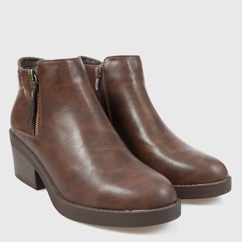BOTINES MUJER BRIGITTE NAUX BEIGE ELILI - 2