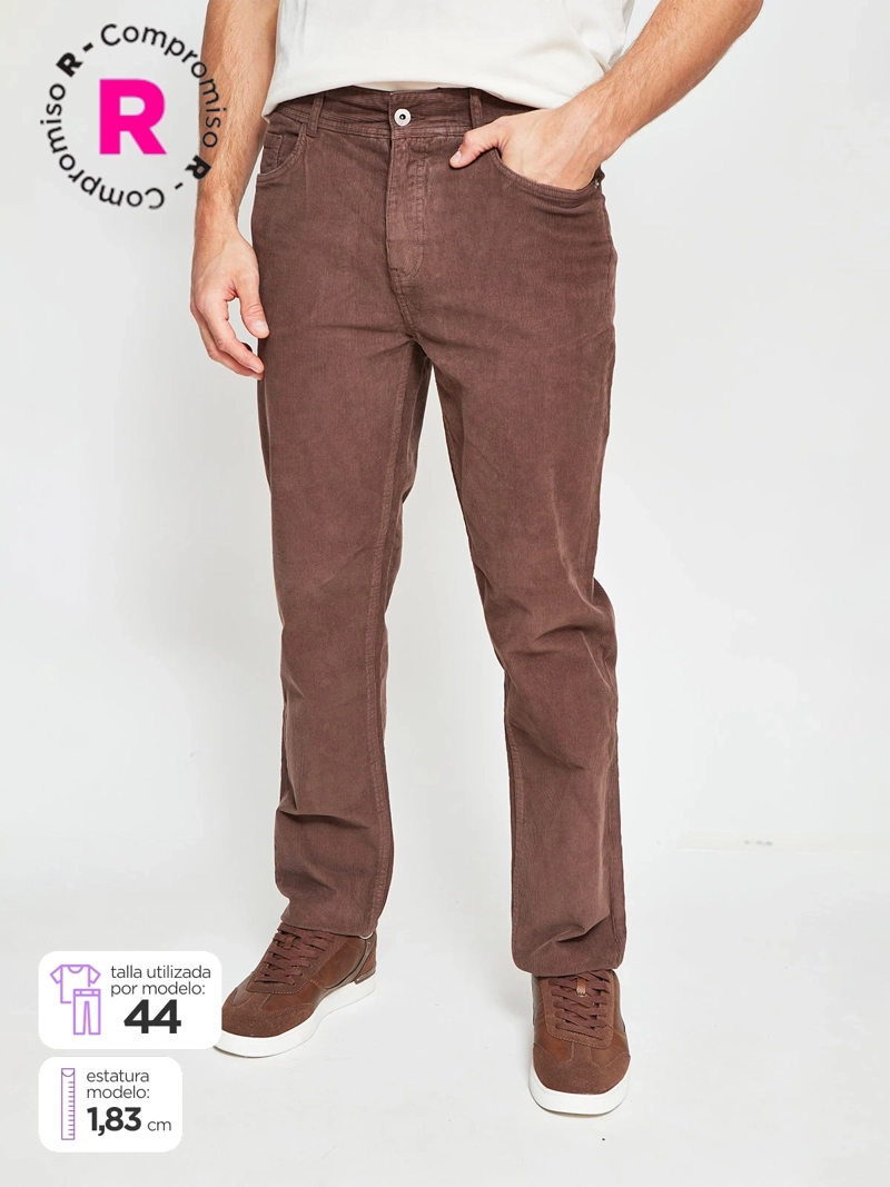 PANTALÓN HOMBRE PEPE JEANS ALGODÓN COTELÉ - 1