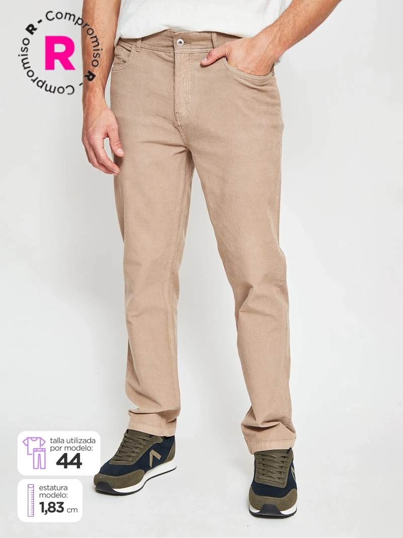 PANTALÓN HOMBRE PEPE JEANS ALGODÓN COTELÉ - 1