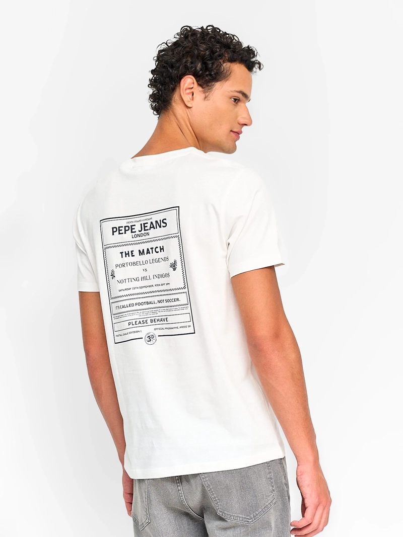 POLERA HOMBRE PEPE JEANS ALGODÓN MANGA CORTA ESTAMPADO - 2