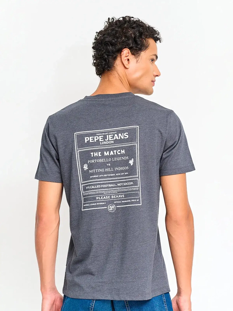 POLERA HOMBRE PEPE JEANS ALGODÓN MANGA CORTA ESTAMPADO - 2
