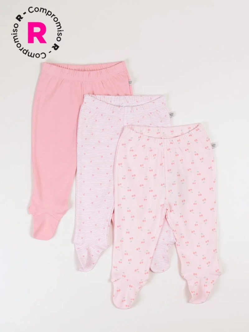 PACK X3 PATITAS NIÑA BABY HARVEST - 1