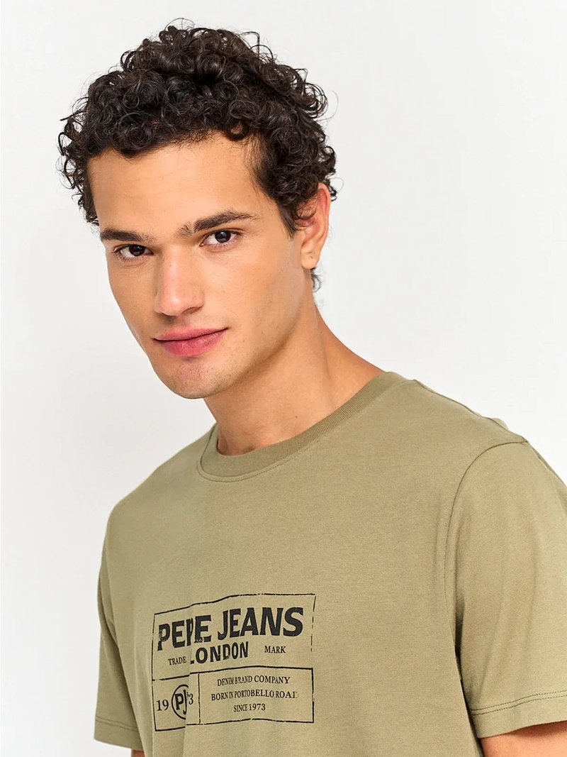 POLERA HOMBRE PEPE JEANS ALGODÓN MANGA CORTA ESTAMPADO - 3