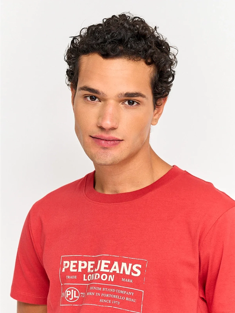 POLERA HOMBRE PEPE JEANS ALGODÓN MANGA CORTA ESTAMPADO - 3