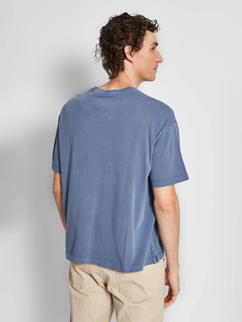 POLERA HOMBRE BARBADOS ALGODÓN MANGA CORTA CALCE BOXY - 2