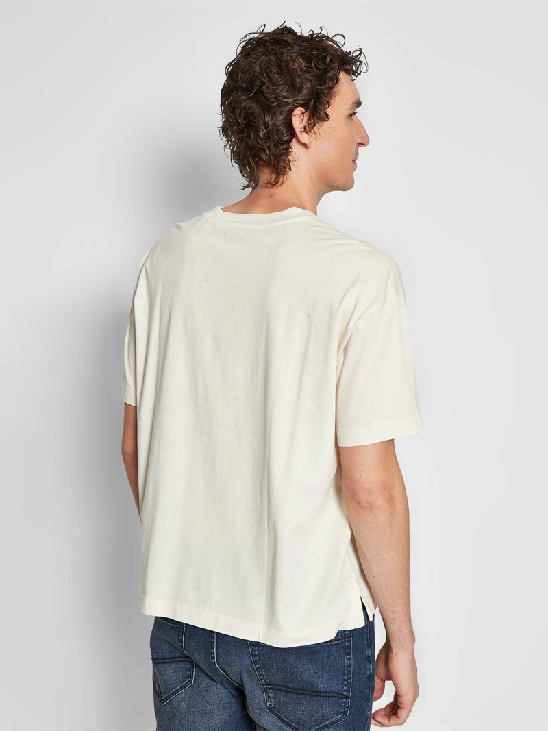POLERA HOMBRE BARBADOS ALGODÓN MANGA CORTA CALCE BOXY - 2