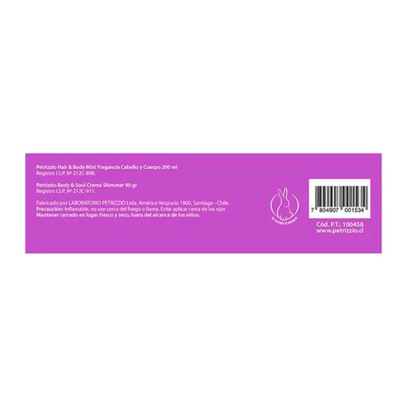 SET PETRIZZIO BODY MIST READY TO PARTY MUJER 200 ML + CREMA SHIMMER 90 GR - 3