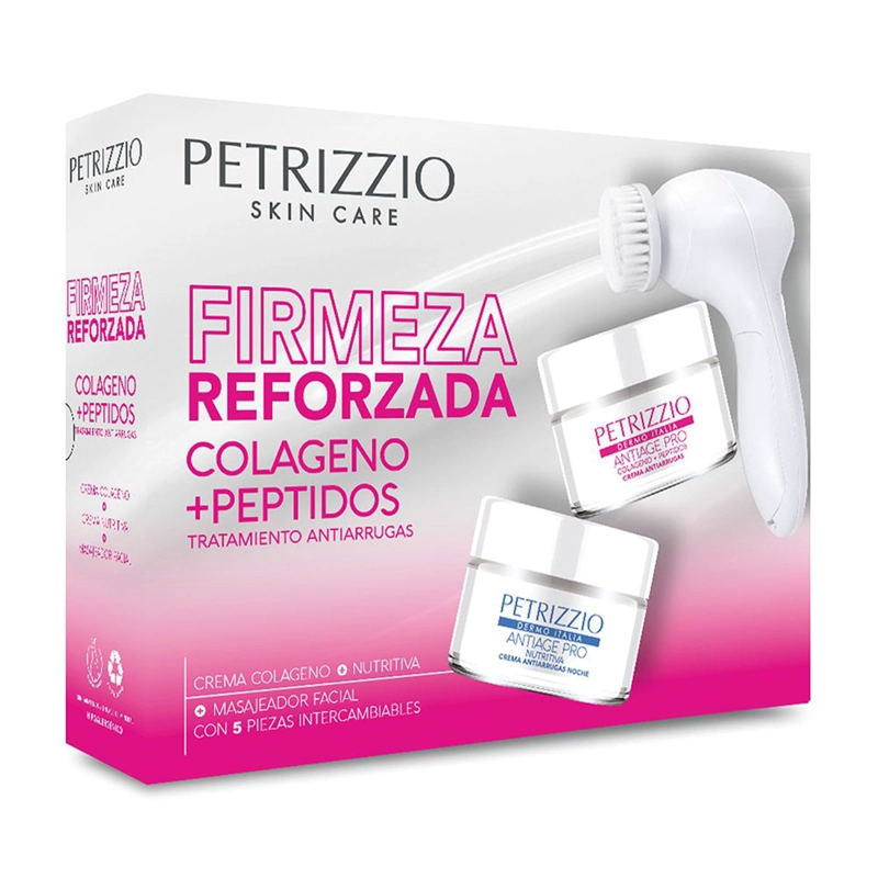 PACK PETRIZZIO FIRMEZA REFORZADA COLÁGENO 50 GR + PÉPTIDOS 50 GR + MASAJEADOR - 1