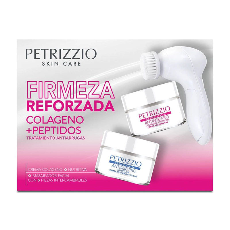 PACK PETRIZZIO FIRMEZA REFORZADA COLÁGENO 50 GR + PÉPTIDOS 50 GR + MASAJEADOR - 2