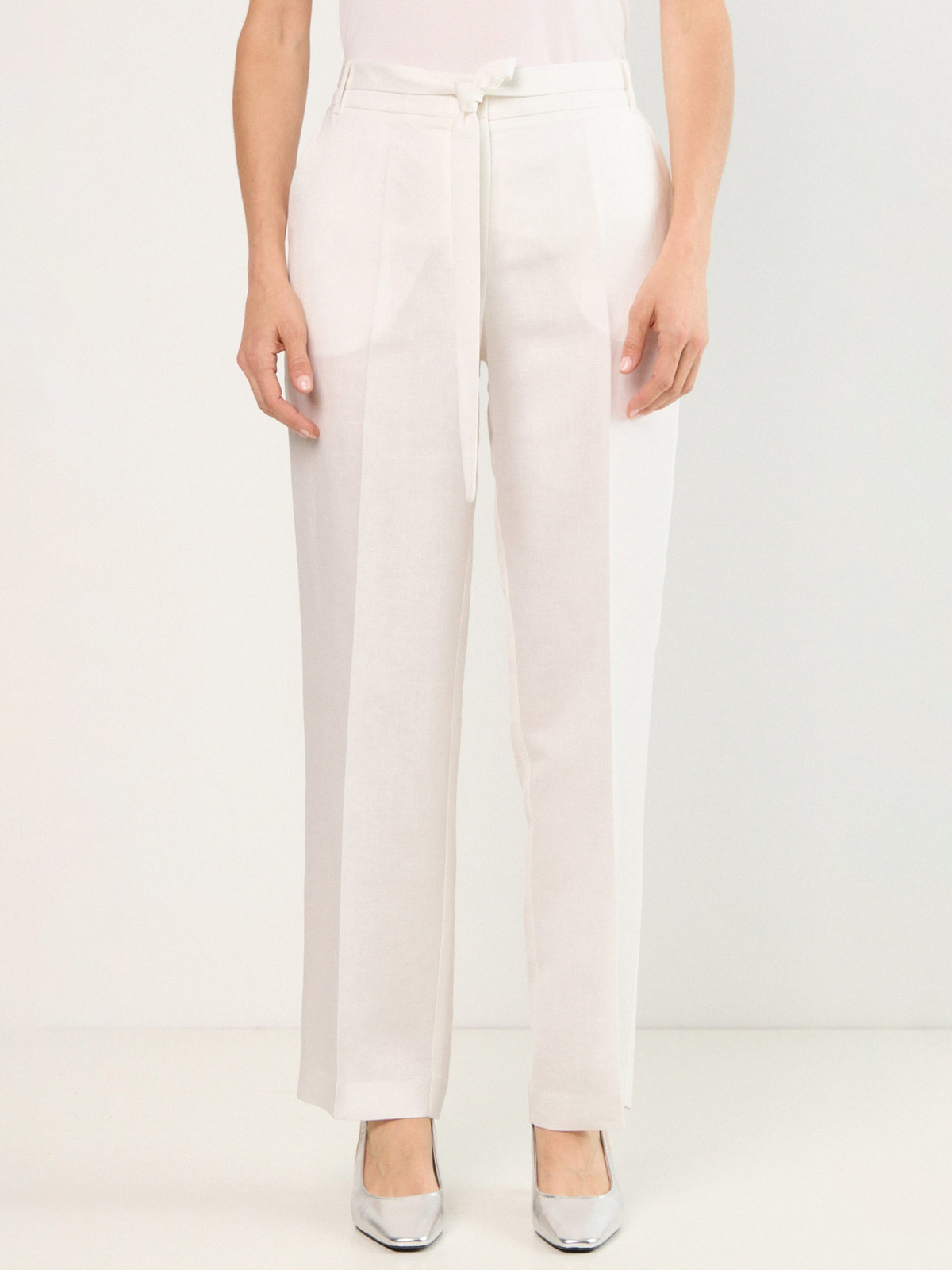 PANTALÓN MUJER MA GRIFFE RECTO LINO  - 3