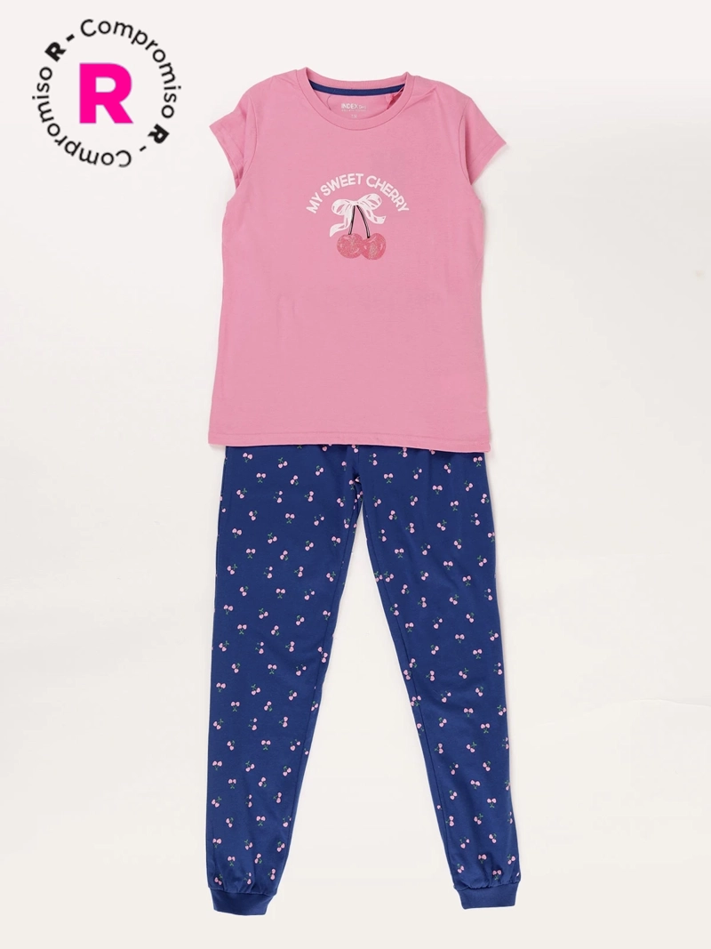 PIJAMA NIÑA INDEX CHERRY