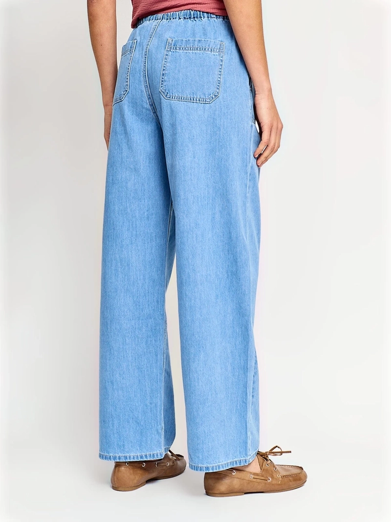 JEANS MUJER REGATTA ALGODÓN WIDE LEG FLUIDO - 3