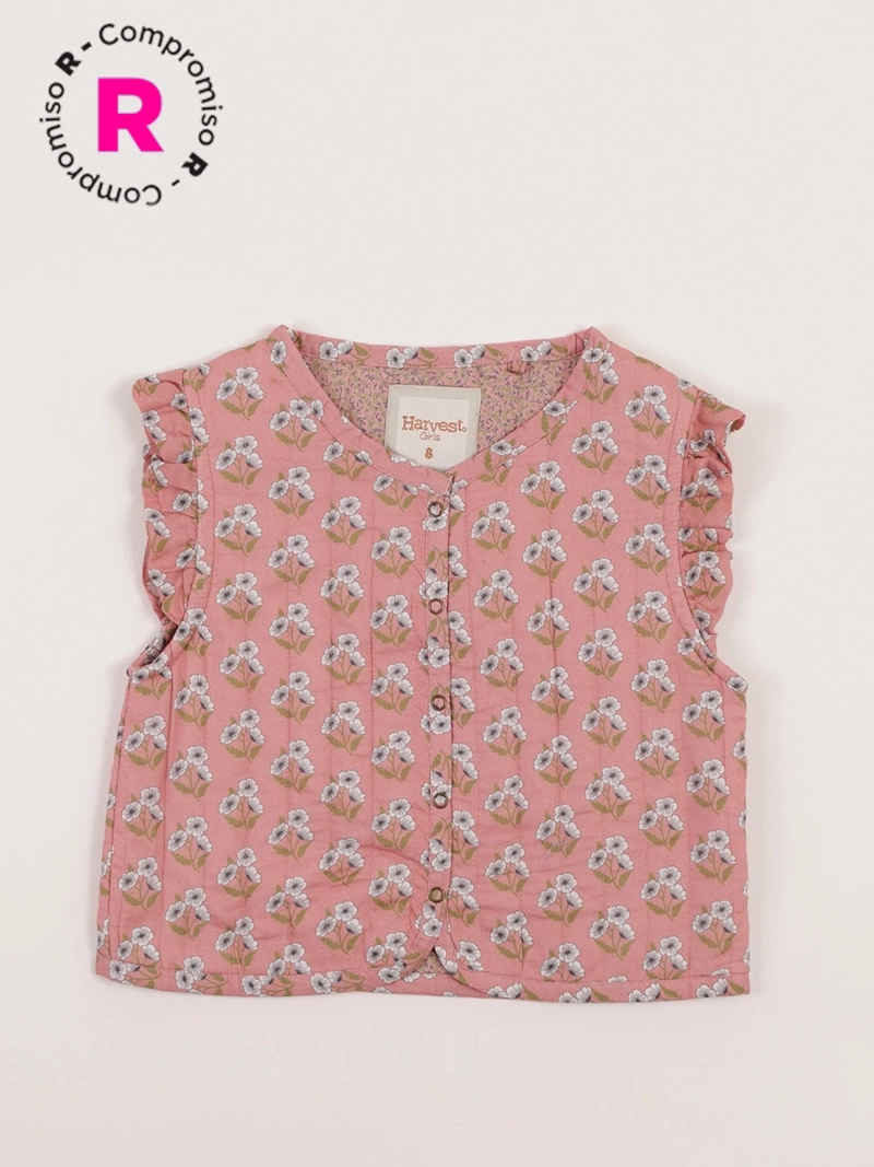 CHAQUETA SIN MANGA ALGODÓN NIÑA HARVEST BOHO - 1