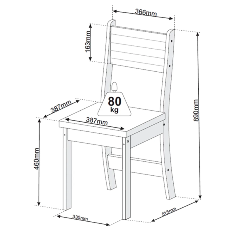 JUEGO DE COMEDOR ALTAVISION TOMAS 8S MIEL - 5