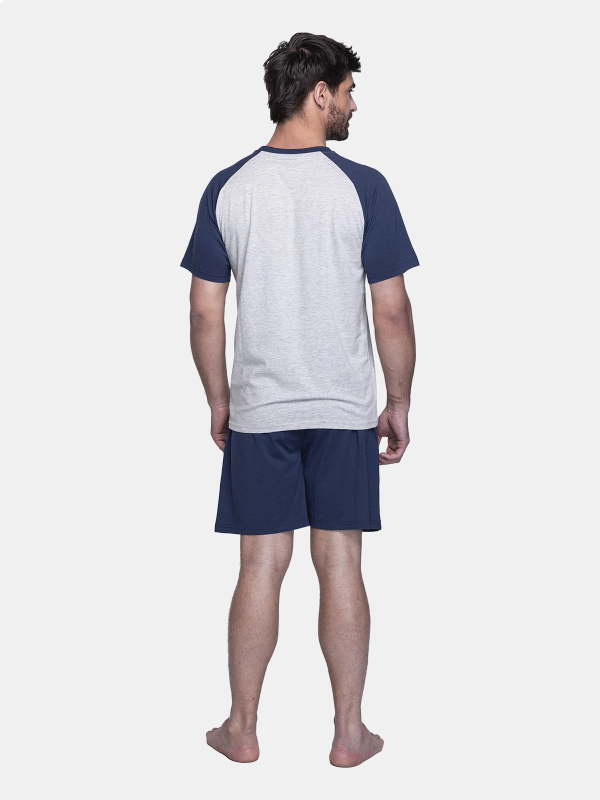 PIJAMA HOMBRE TOP ALGODÓN CORTO - 3