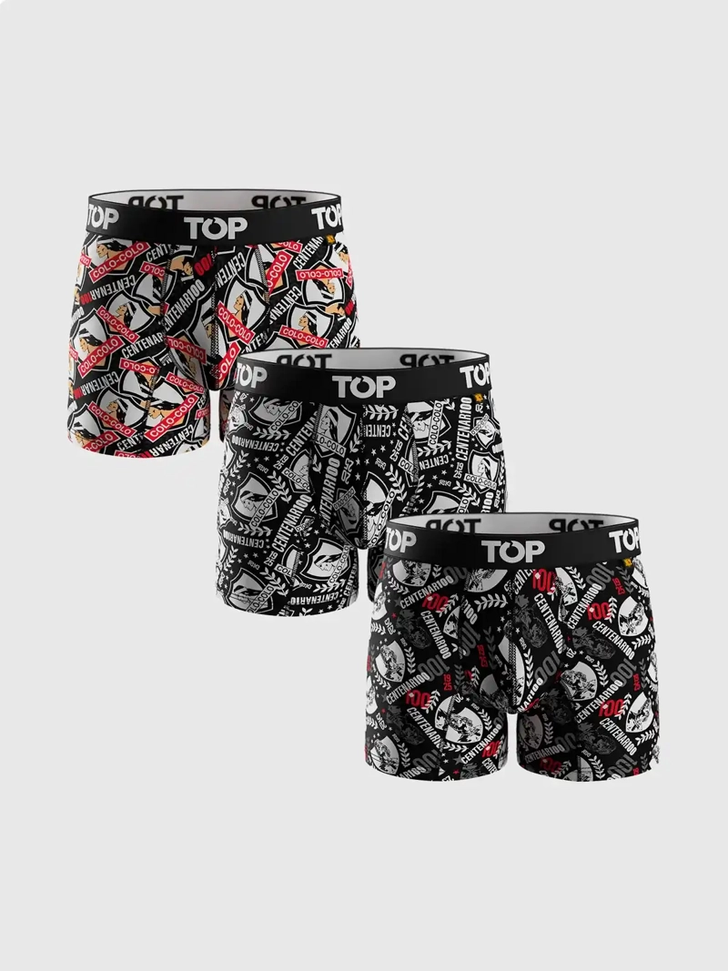 PACK X3 BÓXER HOMBRE TOP ALGODÓN COLO COLO - 1