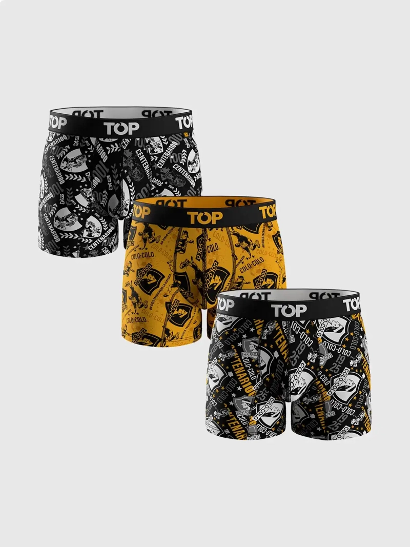PACK X3 BÓXER HOMBRE TOP ALGODÓN COLO COLO - 1