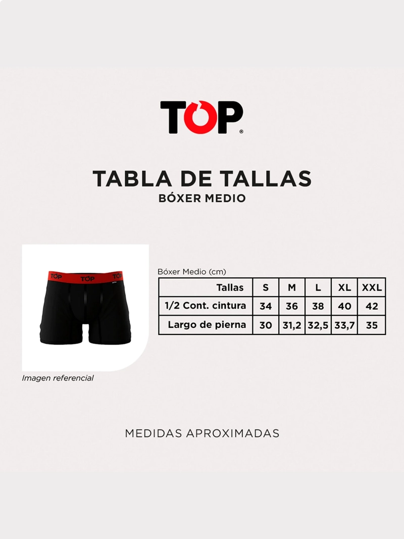 PACK X3 BÓXER HOMBRE TOP ALGODÓN COLO COLO - 5